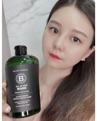 블랙페블 남성청결제 올인원 바디워시 클린 웨이브 — 5점을 준 리뷰어가 2021년 5월 올린 사용 사진