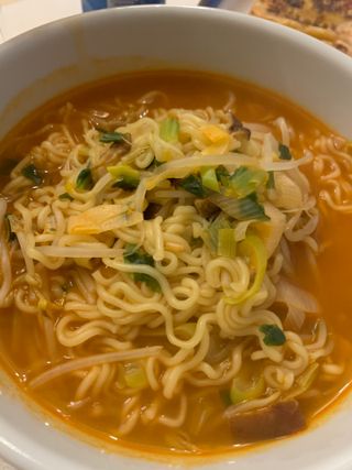 [풀무원] 자연은맛있다 정면, 백면, 홍면  세트 — 5점을 준 리뷰어가 2021년 4월 올린 사용 사진