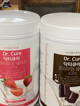뉴트리션팩토리 닥터큐어 프리미엄쉐이크 다이어트쉐이크 — 4점을 준 리뷰어가 2021년 8월 올린 사용 사진