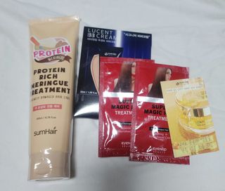 썸헤어 / SUMHAIR 썸헤어 프로틴 리치 머랭 트리트먼트 극손상모 전용 케어 — 5점을 준 리뷰어가 2021년 5월 올린 사용 사진