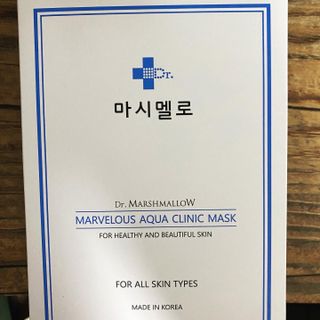 닥터마시멜로 닥터마스멜로 마블러스 아쿠아 클리닉 마스크 — 4점을 준 리뷰어가 2021년 6월 올린 사용 사진