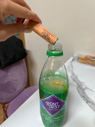 몽베스트 Montbest with Sparkling water Plain 20병 — 4.5점을 준 리뷰어가 2023년 2월 올린 사용 사진