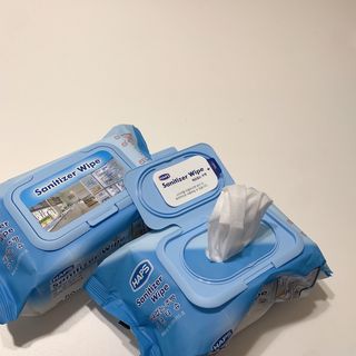 햅스 세균없는 주방 대형 2팩, HAPS sanitizer wipe — 5점을 준 리뷰어가 2022년 1월 올린 사용 사진