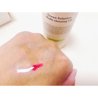 [녹산] 그린 솔루션 멀티 클렌징 오일 + 그린 솔루션 멀티 바디 미스트 — 5점을 준 리뷰어가 2022년 10월 올린 사용 사진