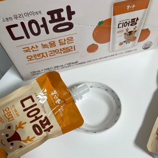 [몸엔용] 우리 아이 건강간식, 달콤한 녹용곤약젤리 디어팡 4종 — 4점을 준 리뷰어가 2021년 8월 올린 사용 사진