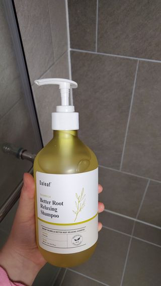 달리프 클로렐라 베러 루트 릴렉싱 샴푸 500ml — 5점을 준 리뷰어가 2021년 2월 올린 사용 사진