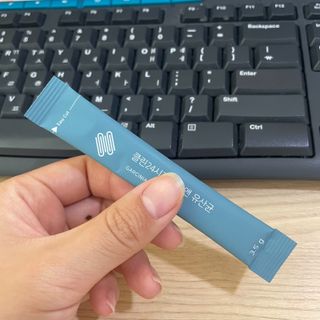 클린24시간 슬림앤유산균 1박스 (3.5g X 15포) — 5점을 준 리뷰어가 2022년 7월 올린 사용 사진