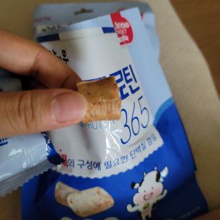 롯데제과 말랑카우 초유프로틴365 — 5점을 준 리뷰어가 2021년 9월 올린 사용 사진