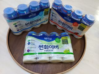 LIVE 매일바이오 썬화이버 드링킹 요거트 — 5점을 준 리뷰어가 2022년 8월 올린 사용 사진