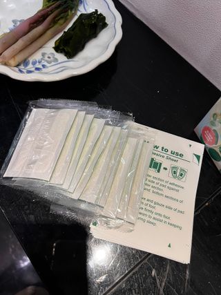 [레제르] 아로마 수액패치 발패치 10매입 - 라벤더향/유칼립투스향/대나무향 — 5점을 준 리뷰어가 2022년 2월 올린 사용 사진