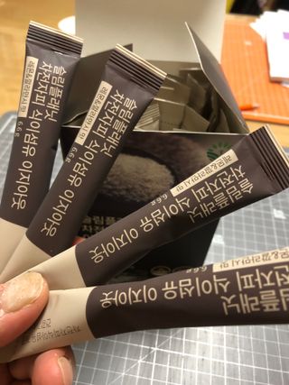 슬림플래닛 차전자피 식이섬유 이지아웃 — 5점을 준 리뷰어가 2021년 8월 올린 사용 사진