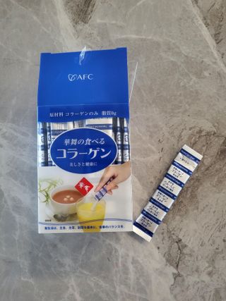 하나마이 100 프로 저분자 피쉬콜라겐 — 4점을 준 리뷰어가 2023년 3월 올린 사용 사진