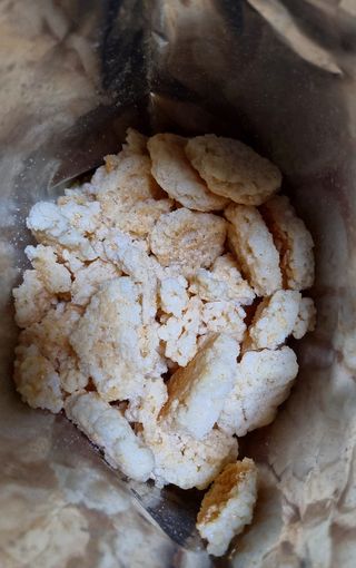 미즈꼬레아 치즈맛 누룽지크리스피 — 5점을 준 리뷰어가 2022년 2월 올린 사용 사진