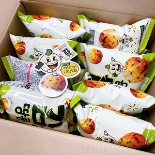 오리온 오징어땅콩의 짭짤고소 신제품, 구운김땅콩 — 5점을 준 리뷰어가 2022년 5월 올린 사용 사진