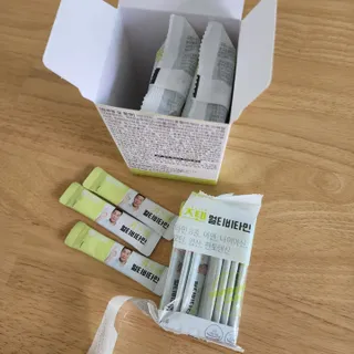 연세생활건강 키즈텐 멀티비타민 1BOX (30포) — 5점을 준 리뷰어가 2022년 5월 올린 사용 사진