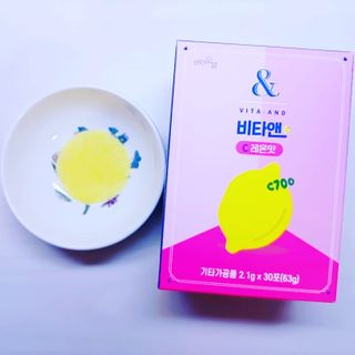 비타앤C 레몬맛, 망고맛 — 4점을 준 리뷰어가 2021년 4월 올린 사용 사진