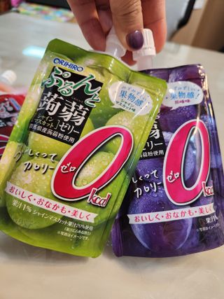 ORIHIRO 오리히로 곤약젤리 제로칼로리 130g 4종 4팩(맛별로 1팩씩) — 5점을 준 리뷰어가 2023년 1월 올린 사용 사진