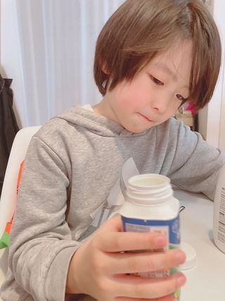 LIVE 매일바이오 알로에 드링킹 요거트 — 4.5점을 준 리뷰어가 2022년 4월 올린 사용 사진