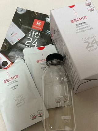 클린24시간 1BOX(5포) + 전용보틀(500ml) — 5점을 준 리뷰어가 2023년 5월 올린 사용 사진