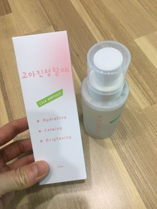 [시카앰플] 묘오한 고마진정할때 진정 스프레이 앰플 150ml — 5점을 준 리뷰어가 2021년 2월 올린 사용 사진