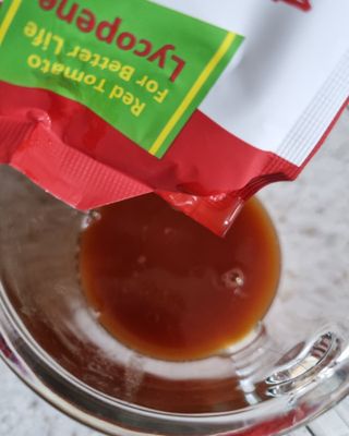 제이제이바이오 더단마토 프리미엄주스 100ml 30팩입 - 무설탕 스테비아 토마토즙 — 5점을 준 리뷰어가 2021년 12월 올린 사용 사진