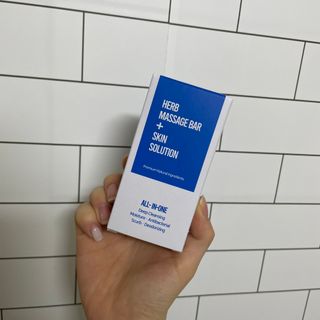 제이제이바이오 허브마사지바 올인원 알약비누 — 5점을 준 리뷰어가 2022년 1월 올린 사용 사진