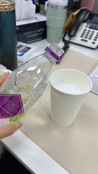 몽베스트 Montbest with Sparkling water Lemon OR Lime 20병(랜덤) — 5점을 준 리뷰어가 2024년 4월 올린 사용 사진