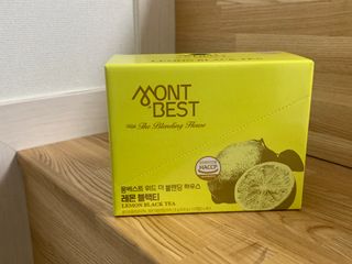 몽베스트 위드더 블랜딩 하우스 _레몬 블랙티 — 5점을 준 리뷰어가 2023년 1월 올린 사용 사진