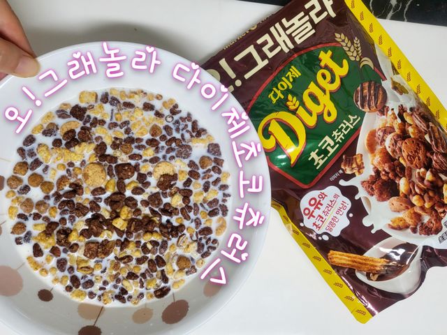 오그래놀라 다이제 초코츄러스 리뷰 사진