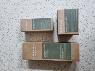 마리엔메이 센서티브 수딩 젤 크림 + 어성초 티트리 추출물 세럼 + 어성초 티트리 모공 클렌징 폼 — 5점을 준 리뷰어가 2021년 9월 올린 사용 사진