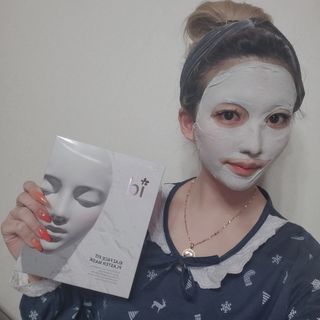 아이디플라코스메틱 페이스핏 플라스터 마스크 _ 리뉴얼 — 5점을 준 리뷰어가 2021년 1월 올린 사용 사진