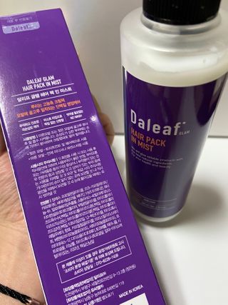 달리프 글램 헤어팩 인미스트 200ml — 5점을 준 리뷰어가 2021년 1월 올린 사용 사진