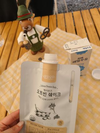 헤이빈즈 식사대용 식물성단백질 다이어트쉐이크 파우치 5일분 — 5점을 준 리뷰어가 2023년 3월 올린 사용 사진