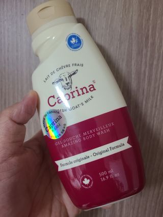 (구패키지)카프리나 프레쉬 산양밀크 어메이징 바디워시 500ml(오리지널향) — 5점을 준 리뷰어가 2023년 2월 올린 사용 사진