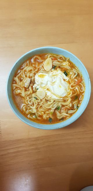 [풀무원] 자연은맛있다 정면, 백면, 홍면  세트 — 5점을 준 리뷰어가 2021년 4월 올린 사용 사진