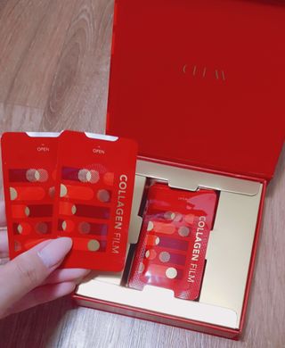 프리마인 귀족의 콜라겐, 92배 흡수율. 럭셔리 프리미엄 셀라브 콜라겐필름 30매 — 5점을 준 리뷰어가 2021년 9월 올린 사용 사진