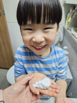 오쎄 메디버블 핸드워시폼 500ml 1+1 — 4점을 준 리뷰어가 2023년 4월 올린 사용 사진