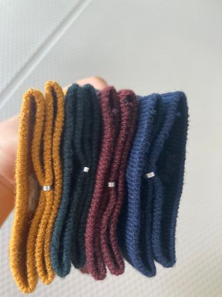 [사이즈가 있는 양말 필로이] 남/여 골지 발목 양말 4족 세트 남【S, M, L, XL】여【S, M, L】_컬러 랜덤 — 5점을 준 리뷰어가 2022년 6월 올린 사용 사진
