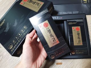 [광동제약] 광동 광옥고 홍삼 본 30포+쇼핑백 증정 — 5점을 준 리뷰어가 2021년 11월 올린 사용 사진