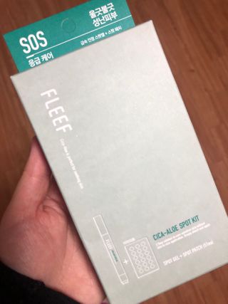 플리프 시카 알로에 스팟키트 — 4점을 준 리뷰어가 2021년 2월 올린 사용 사진