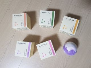 버블데이 배쓰밤 거품입욕제 버블바 6종 — 5점을 준 리뷰어가 2021년 9월 올린 사용 사진