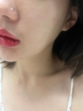 산다화 비타민C 화이트닝 크림 — 5점을 준 리뷰어가 2023년 5월 올린 사용 사진