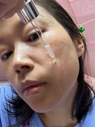 코매료 셀인키 리바이탈 퍼펙트 세럼 2종(천연오일100프로+순수비타민c150,000ppm) — 5점을 준 리뷰어가 2024년 2월 올린 사용 사진