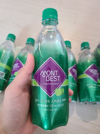 몽베스트 Montbest with Sparkling water Lime20병 — 5점을 준 리뷰어가 2022년 7월 올린 사용 사진
