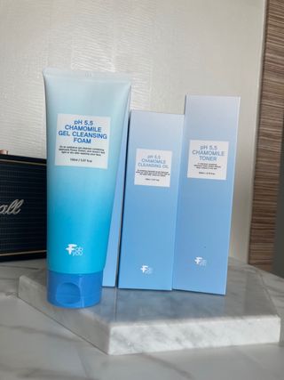 페브유 / FABYOU 페브유 pH5.5 캐모마일 젤 클렌징 폼 + 클렌징 오일 + 토너 3종 세트 — 5점을 준 리뷰어가 2021년 6월 올린 사용 사진