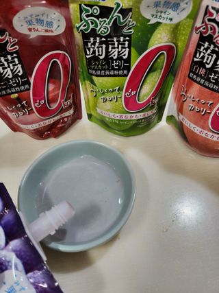 ORIHIRO 오리히로 곤약젤리 제로칼로리 130g 4종 4팩(맛별로 1팩씩) — 5점을 준 리뷰어가 2023년 2월 올린 사용 사진