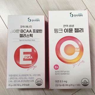 인디닥터 면역 생생 핑크 이뮨 젤리 + 타이탄 BCAA 프로틴 젤리스틱 — 4.5점을 준 리뷰어가 2022년 4월 올린 사용 사진