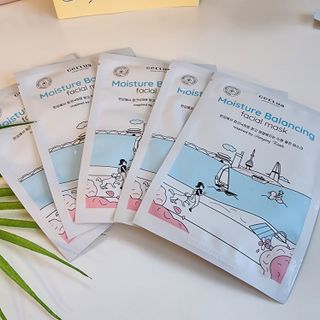 세뚜아(Cettua) [세뚜아] 모이스처 밸런싱 페이셜 마스크 Cettua Moisture Balancing Facial Mask 5매 — 5점을 준 리뷰어가 2024년 4월 올린 사용 사진
