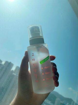 [시카앰플] 묘오한 고마진정할때 진정 스프레이 앰플 150ml — 5점을 준 리뷰어가 2021년 3월 올린 사용 사진