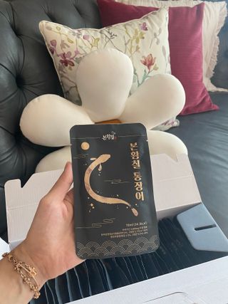 [비린내 완벽제거] 본황칠 통장어 국내산 장어즙 아르기닌 2800mg 장어즙효능 기력보강 — 5점을 준 리뷰어가 2022년 8월 올린 사용 사진
